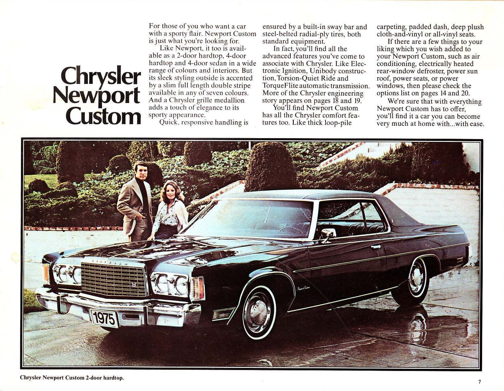 1975 Chrysler Canadian Brochure Page 6